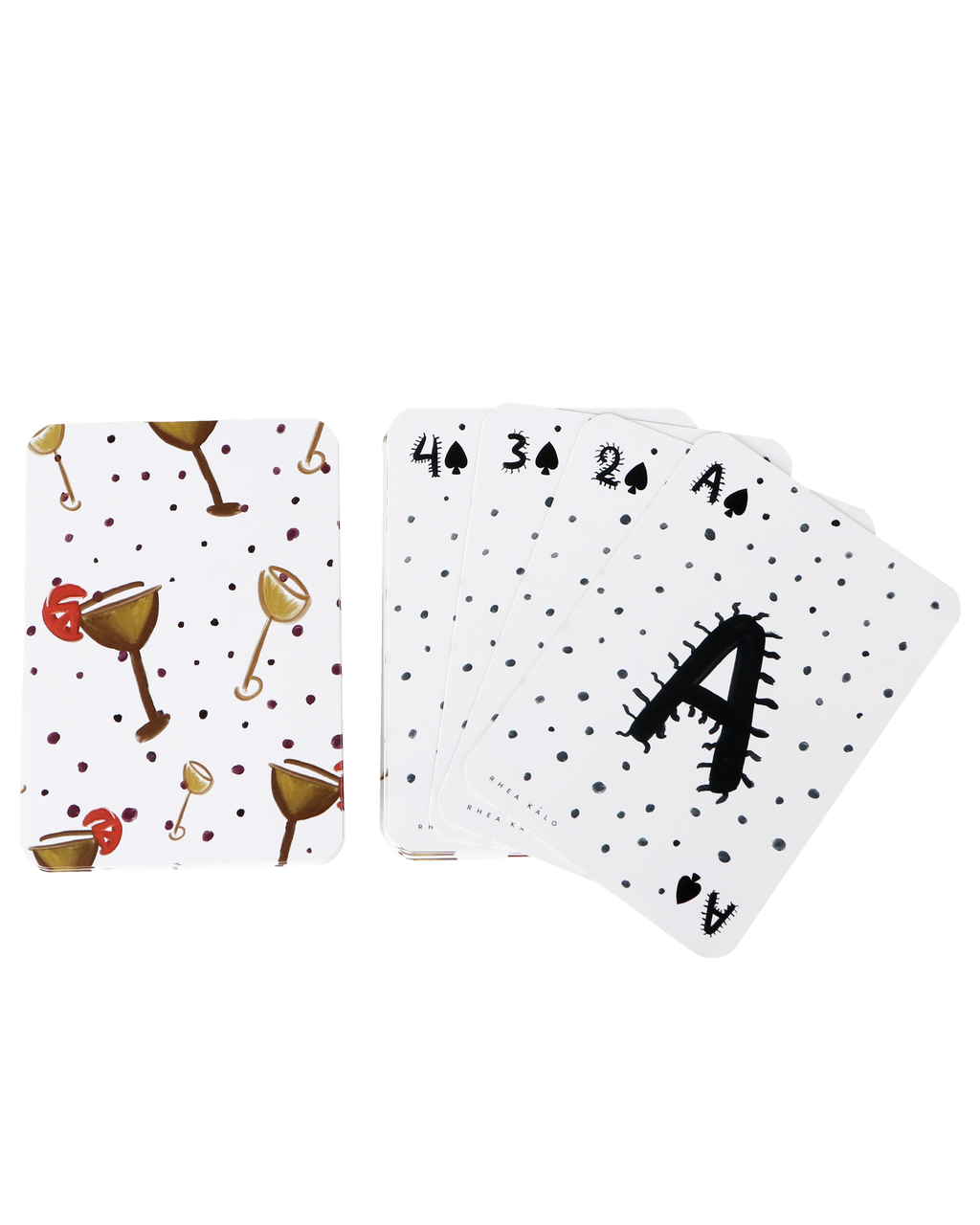 Forest & bubbles playing cards set