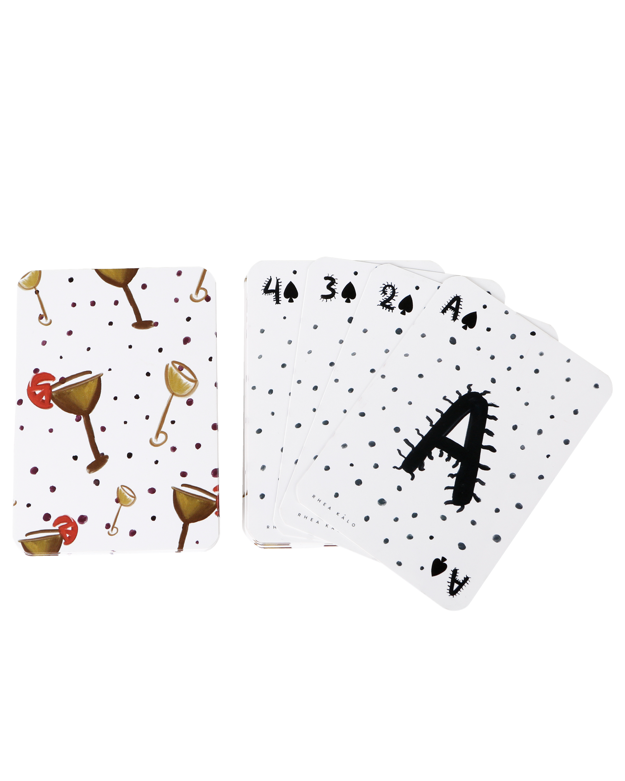 Forest & bubbles playing cards set
