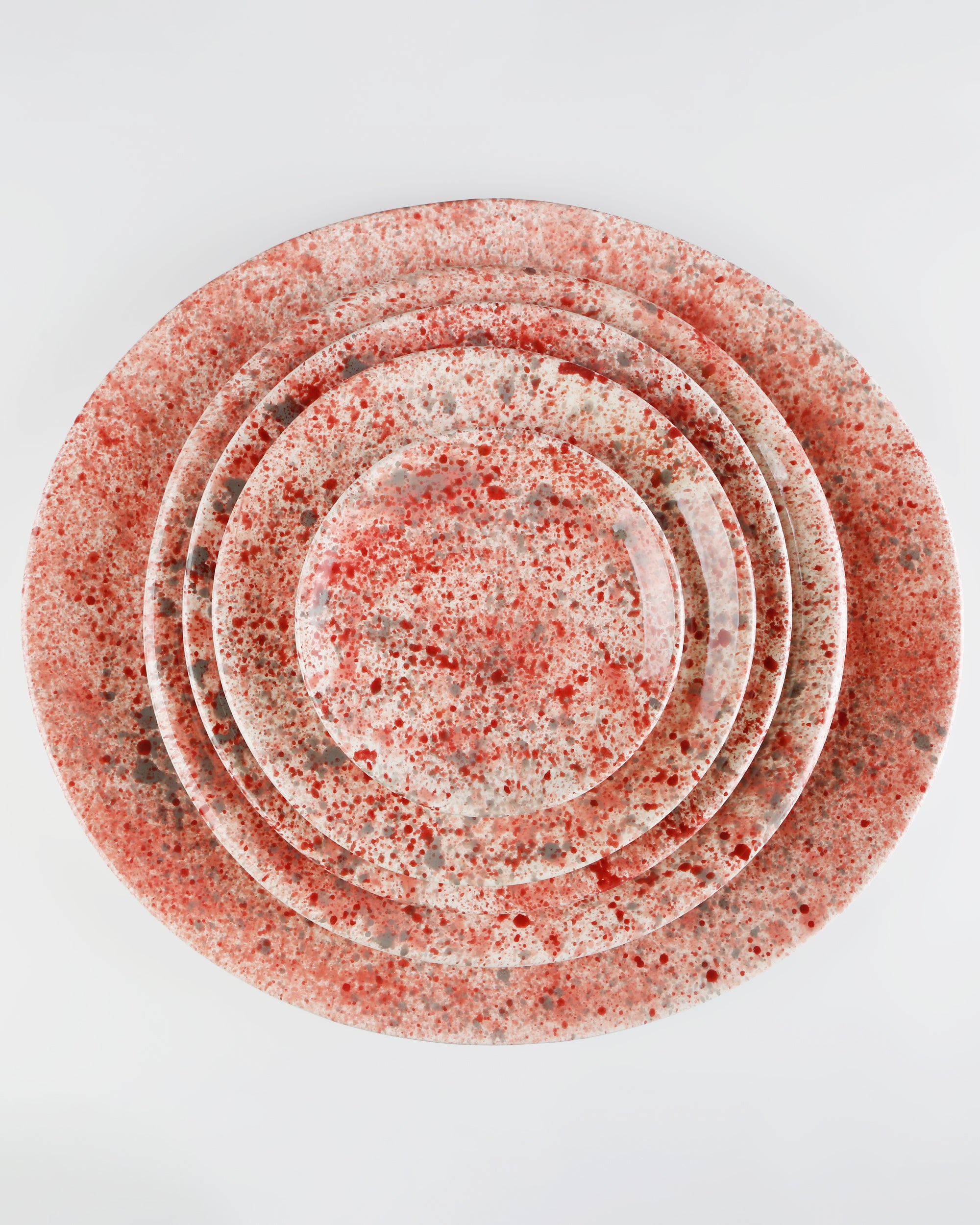 Hibiscus splatter plate
