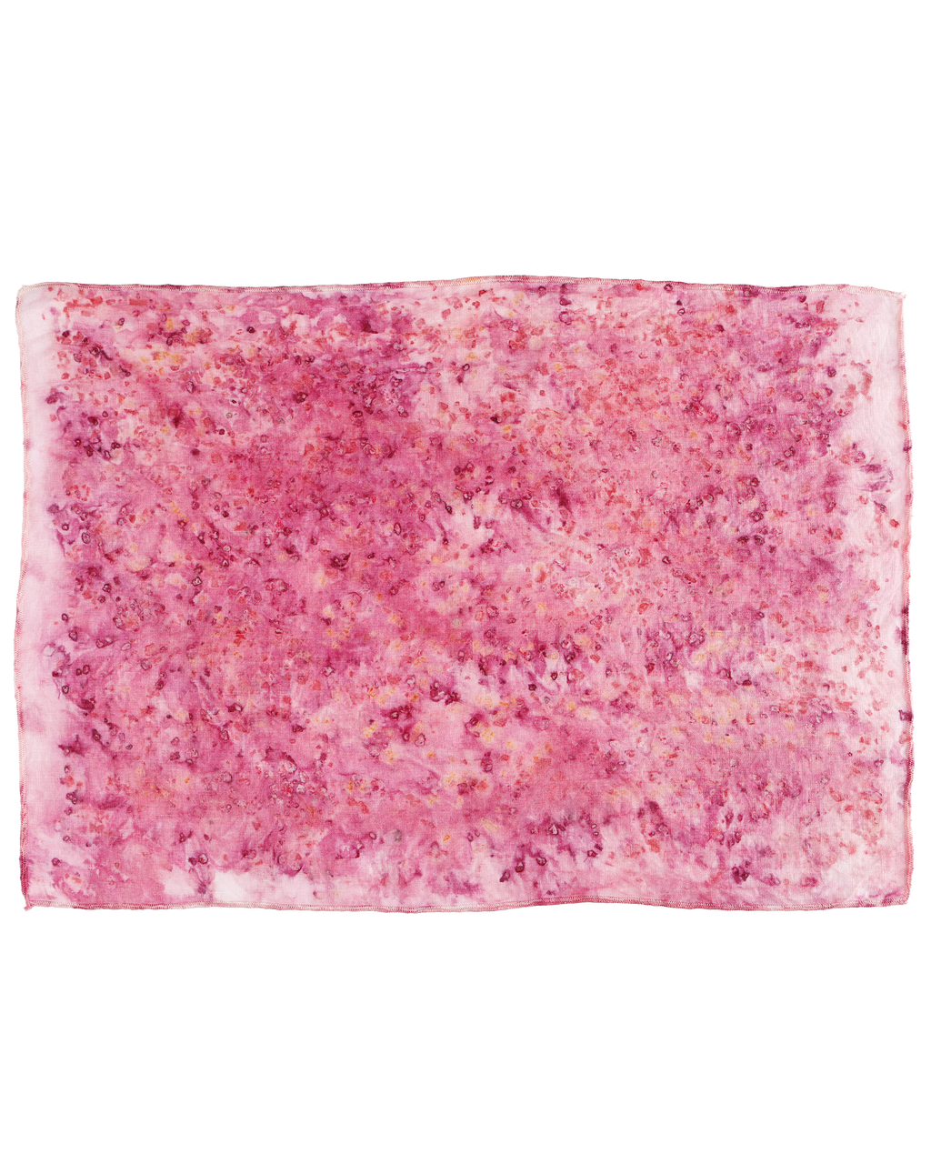 Chamomile splatter  linen placemat set