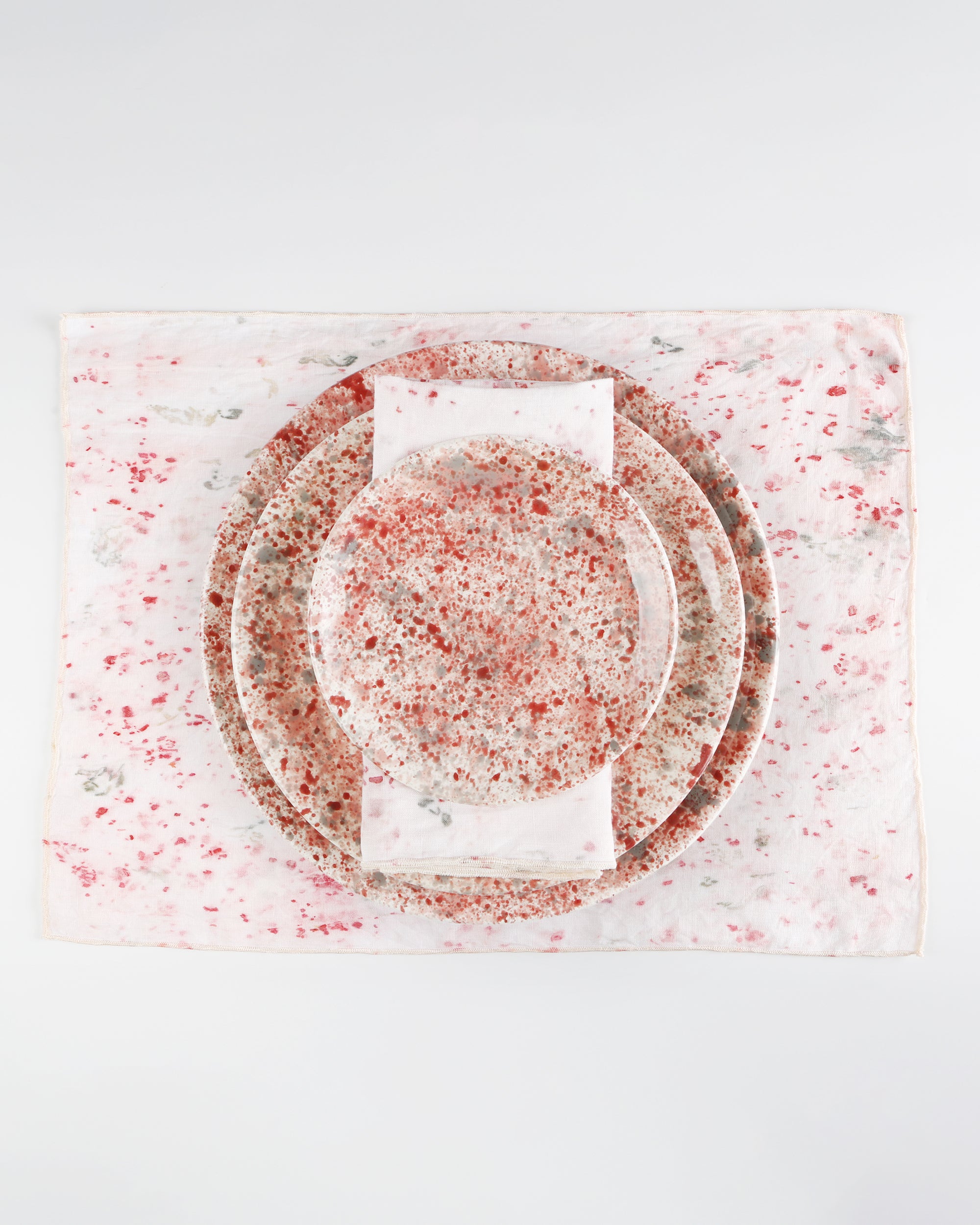 Hibiscus splatter plate