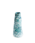 Sea splatter stem vase