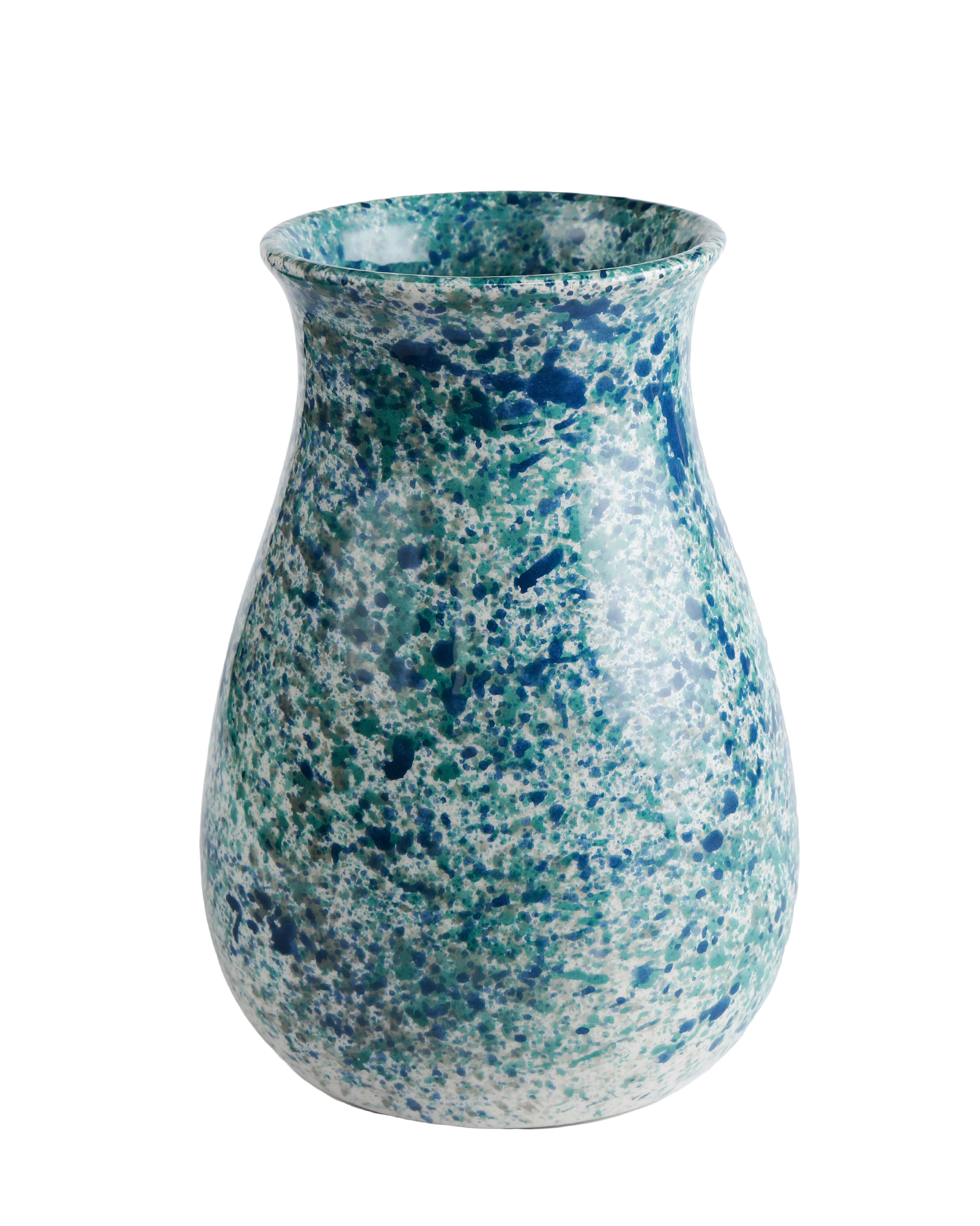 Sea splatter vase