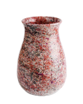 Black rose splatter vase