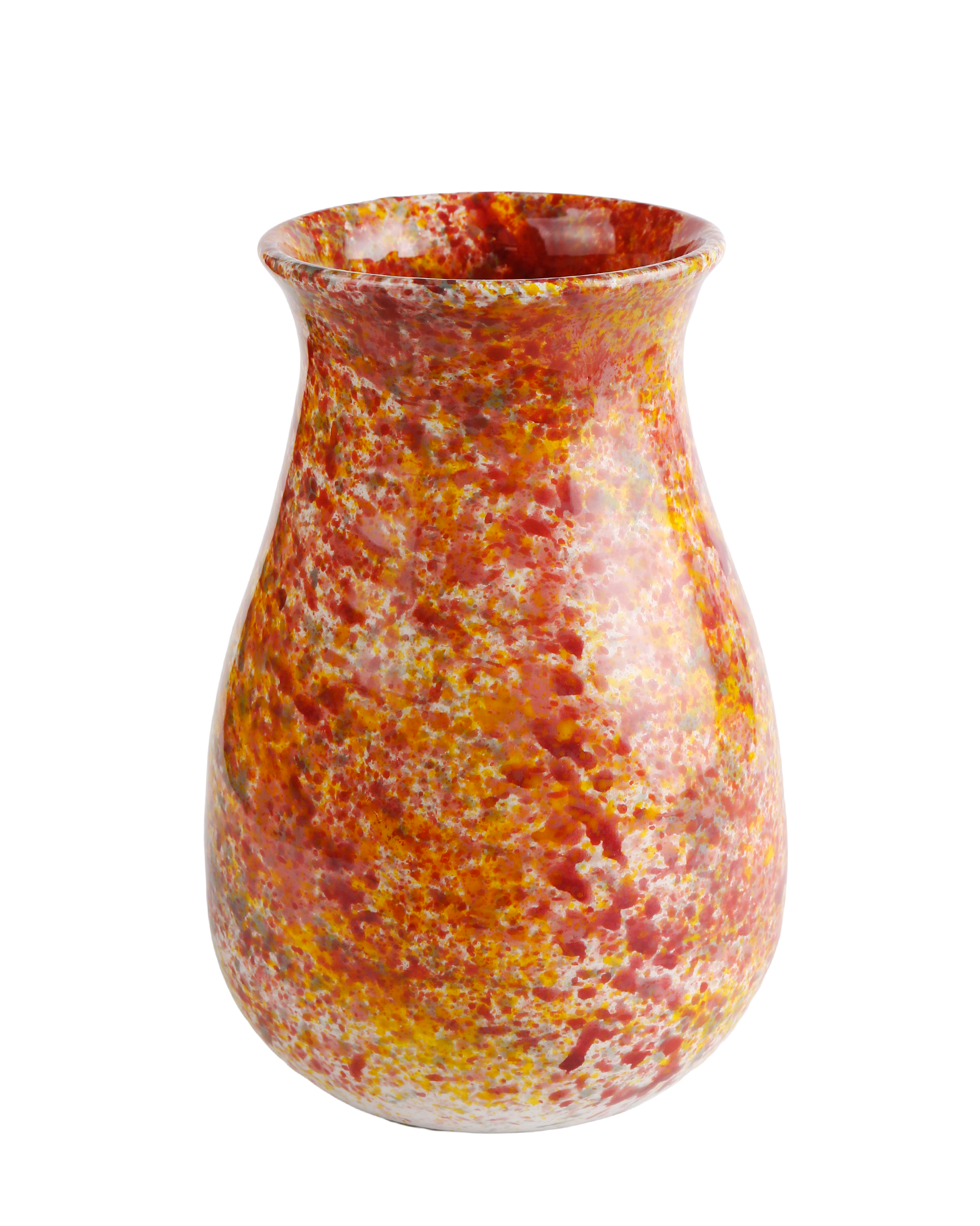 Chamomile splatter vase