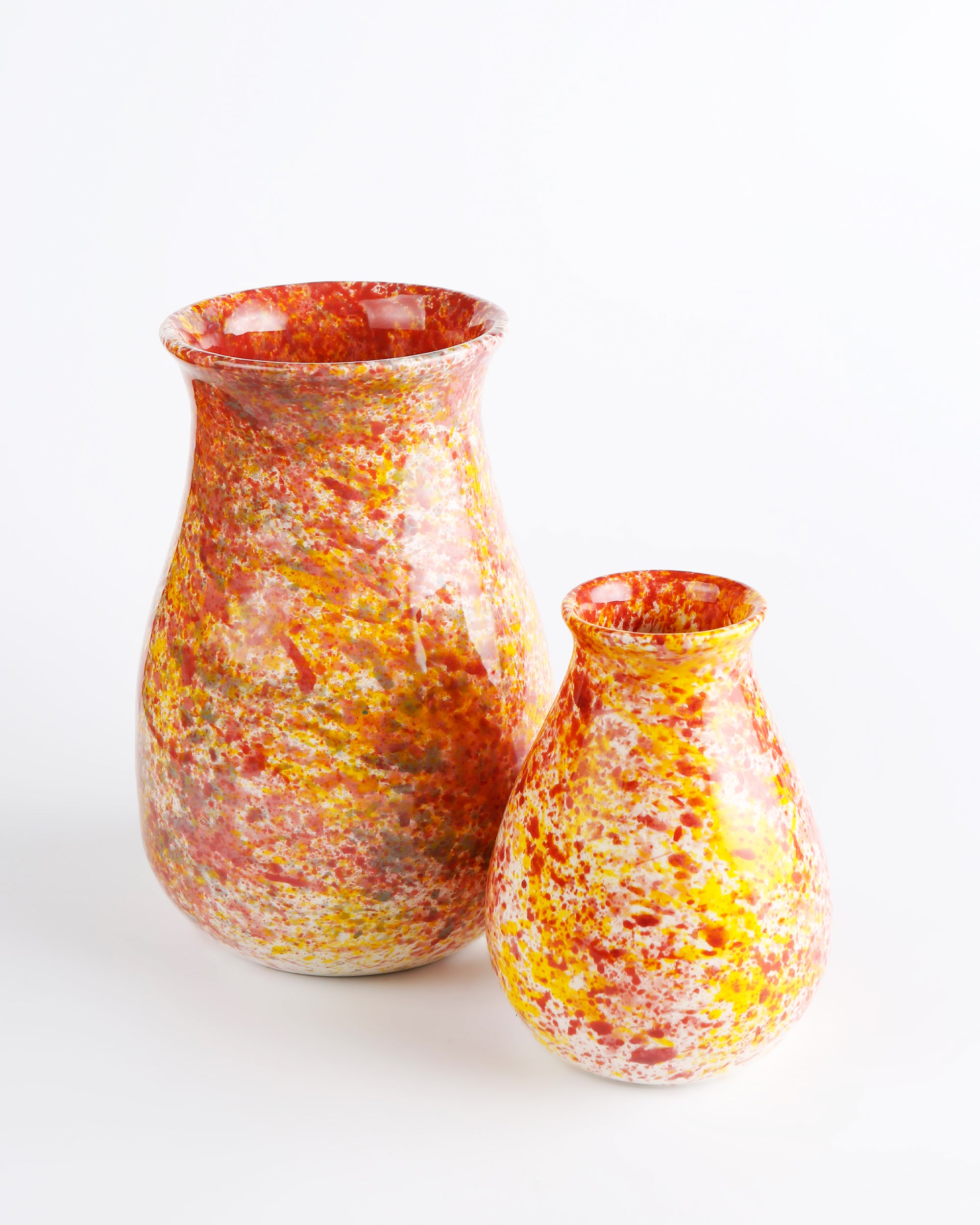 Chamomile splatter vase