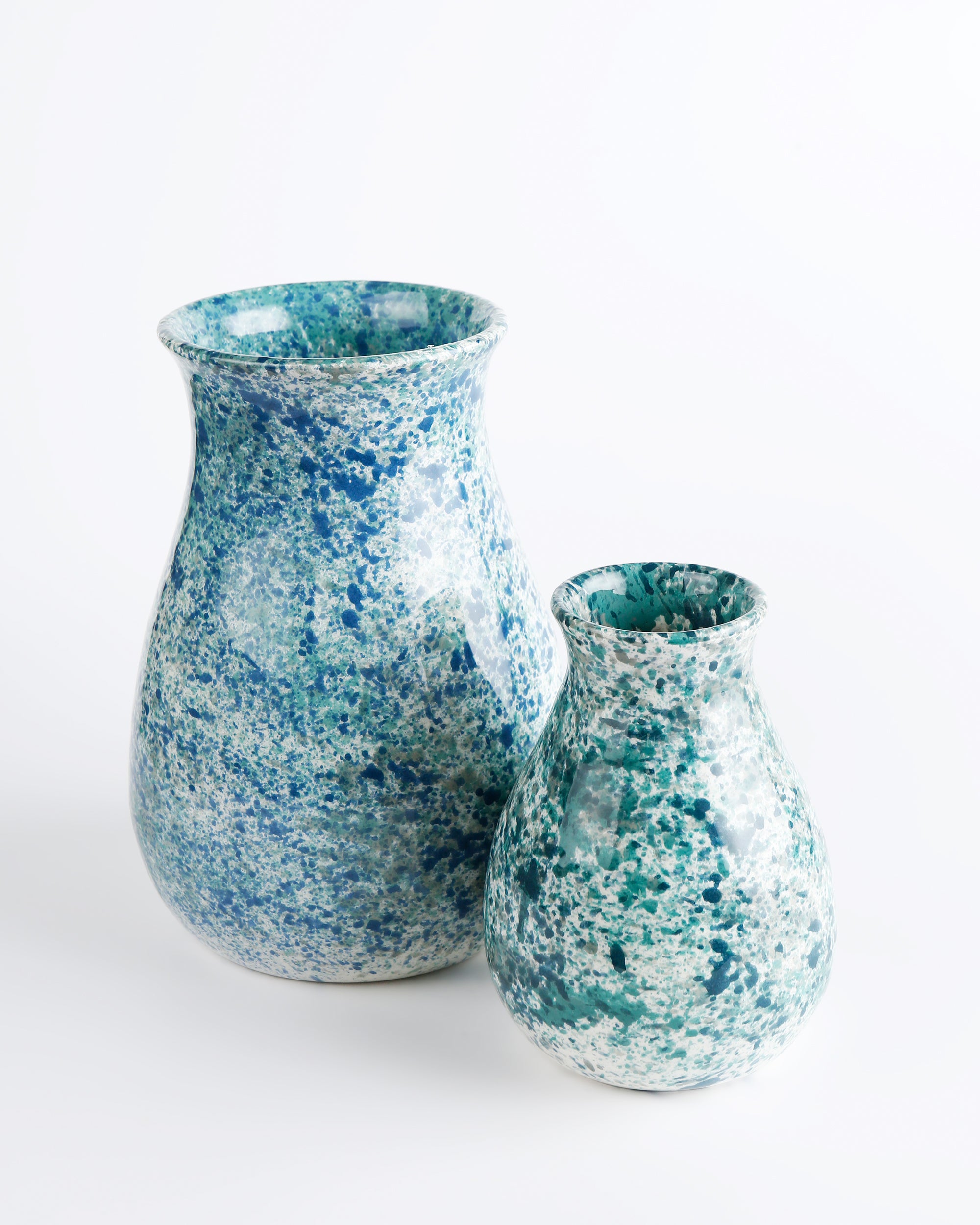 Sea splatter vase
