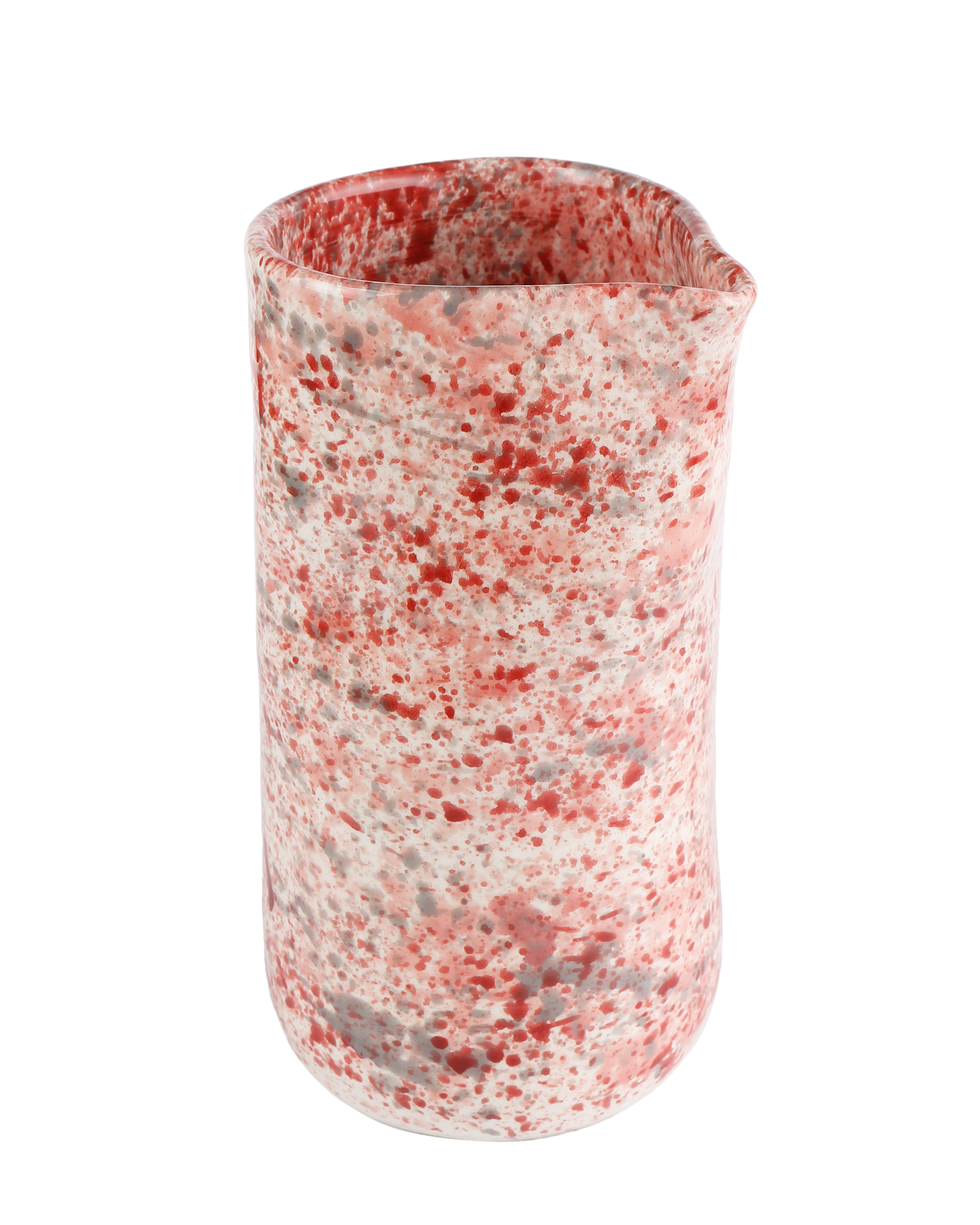 Hibiscus splatter jug