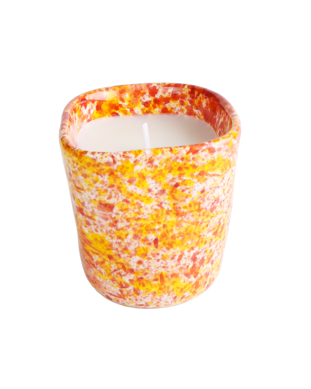 Chamomile splatter candle