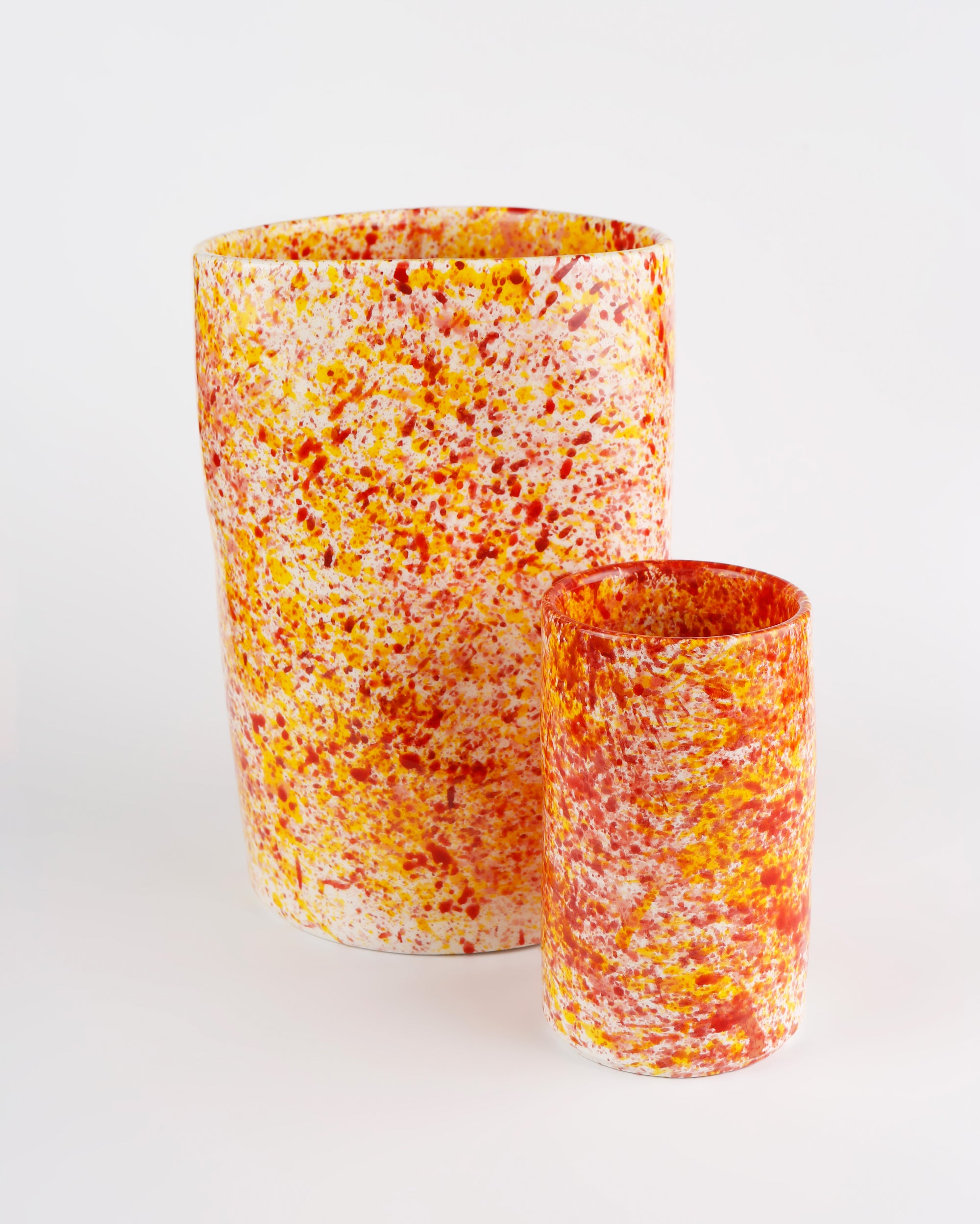 Chamomile splatter bunch vase