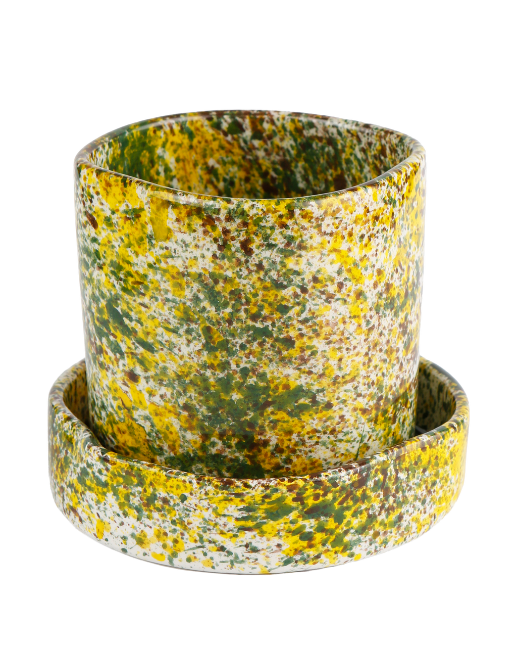 Yellow forest planter