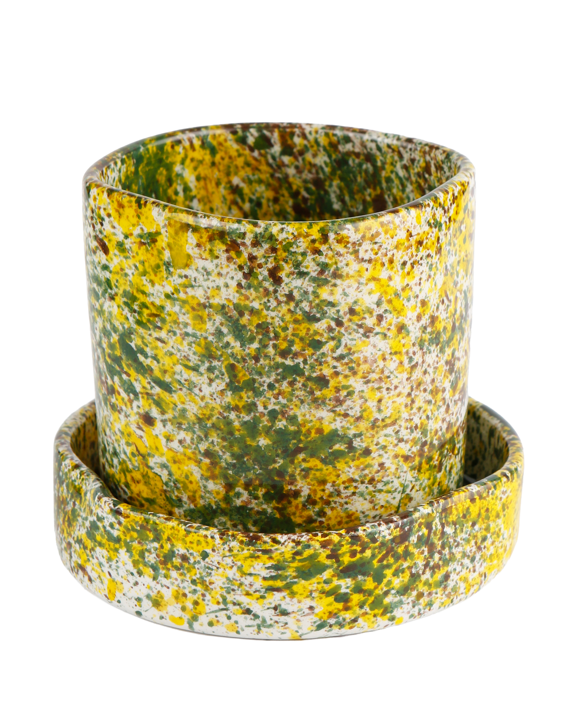 Yellow forest planter