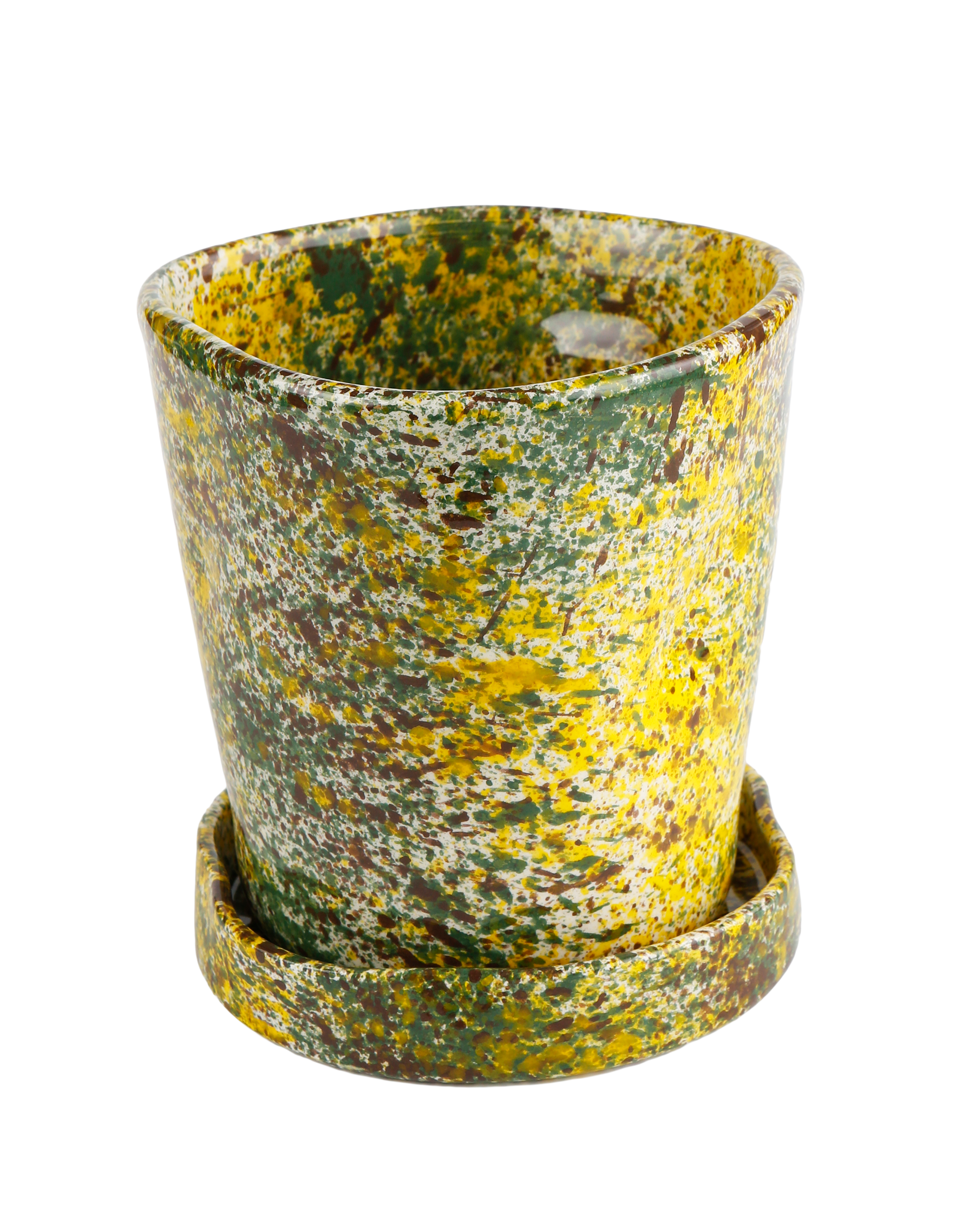 Yellow forest planter