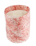 Hibiscus splatter candle