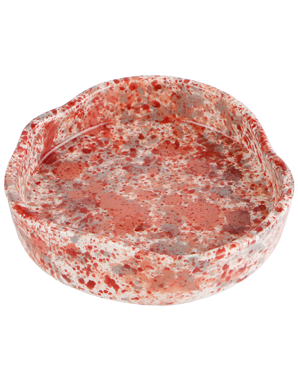 Hibiscus splatter trinket