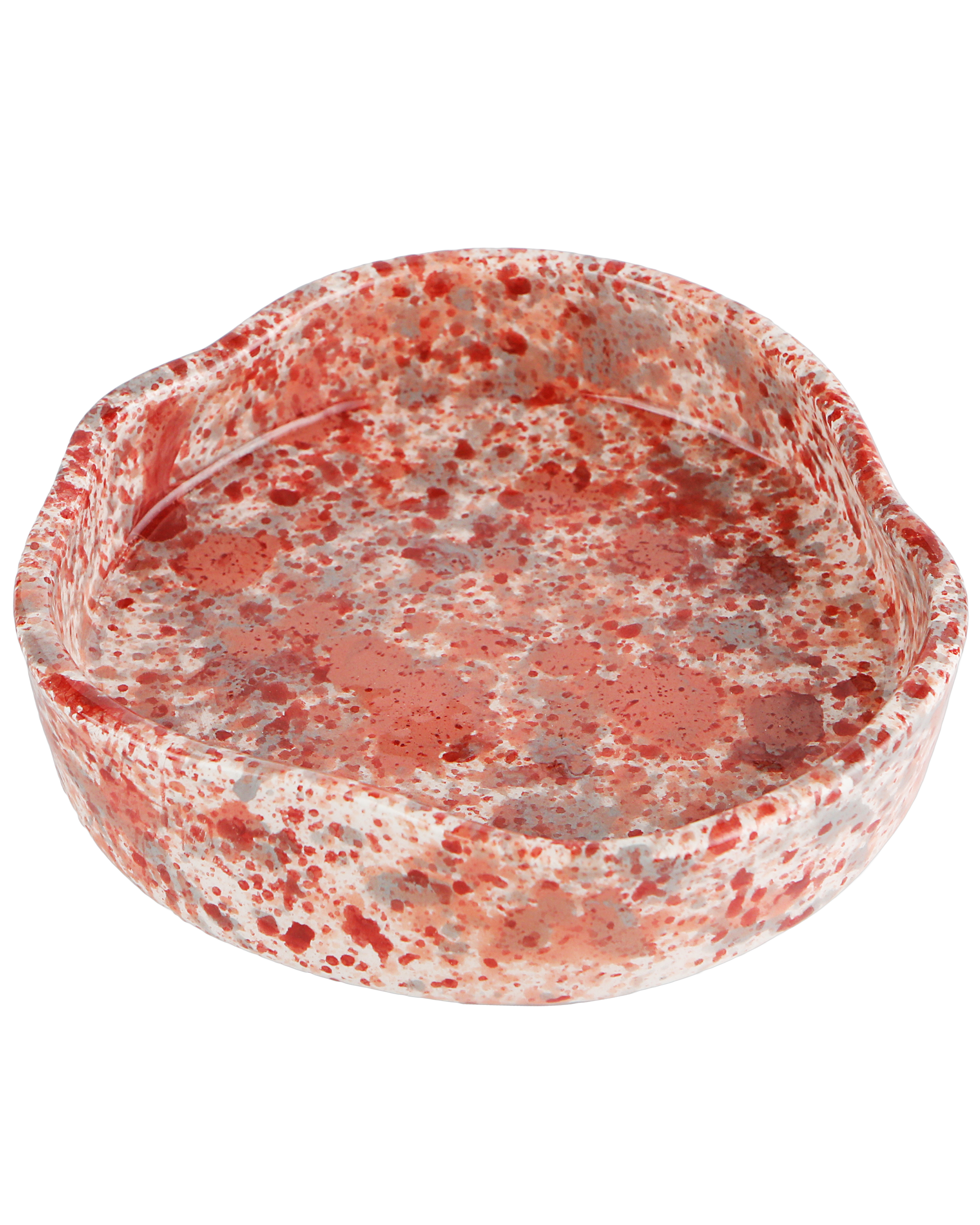 Hibiscus splatter trinket