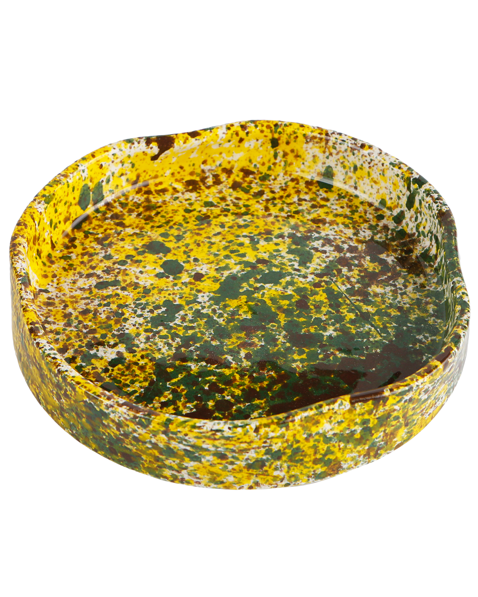 Yellow forest splatter trinket