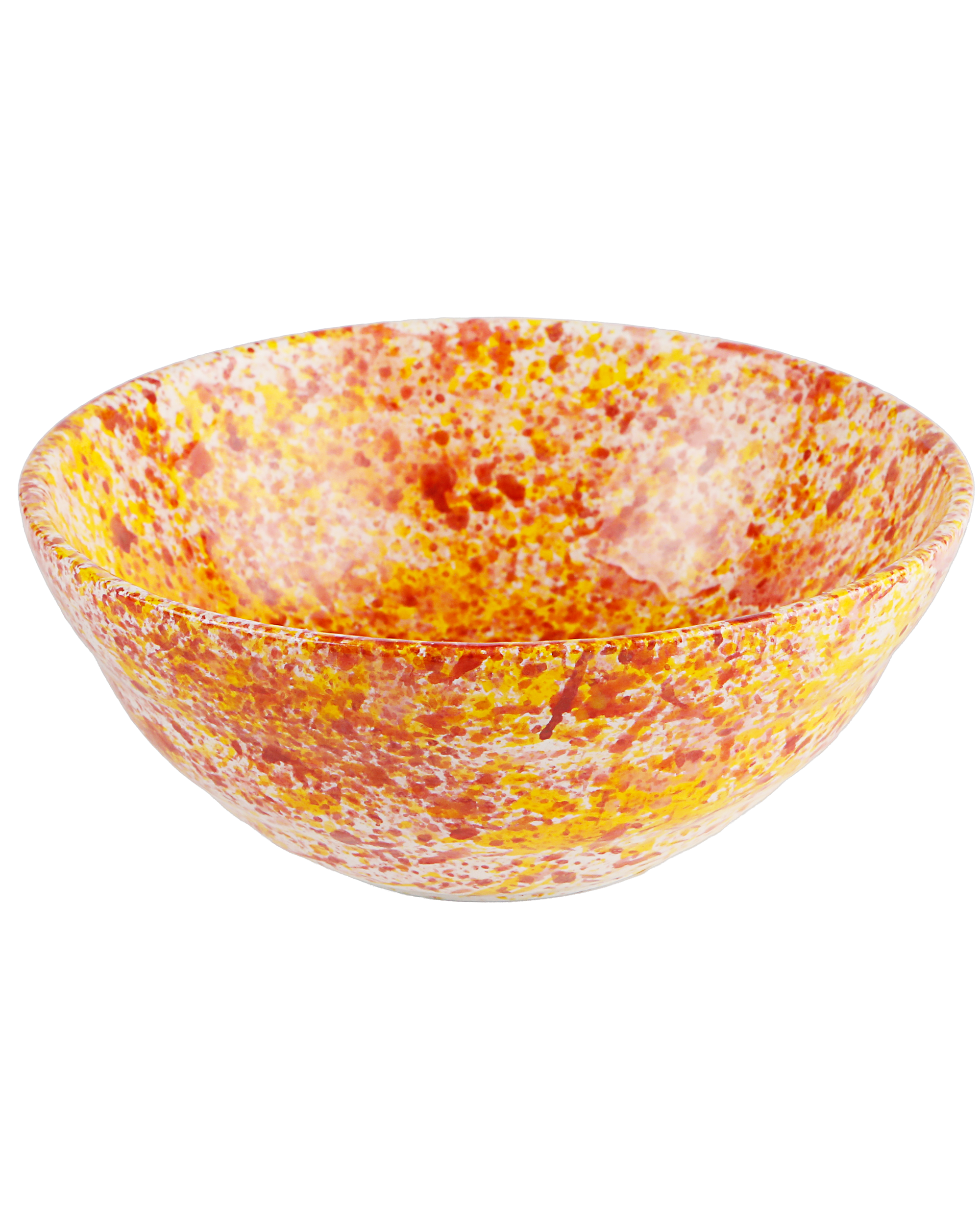 Chamomile splatter bowl