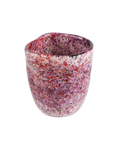 Black rose splatter espresso cup