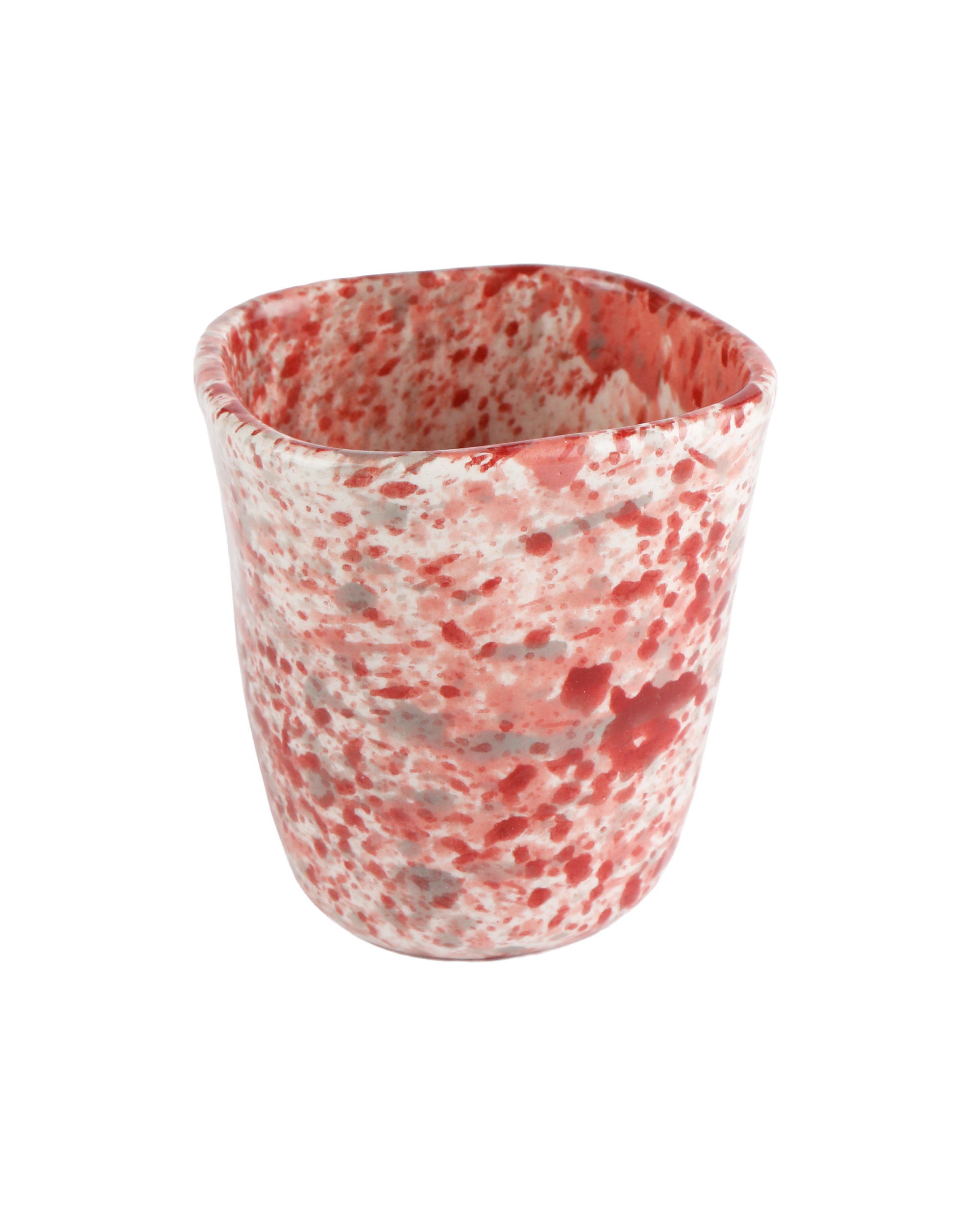 Hibicus splatter espresso cup