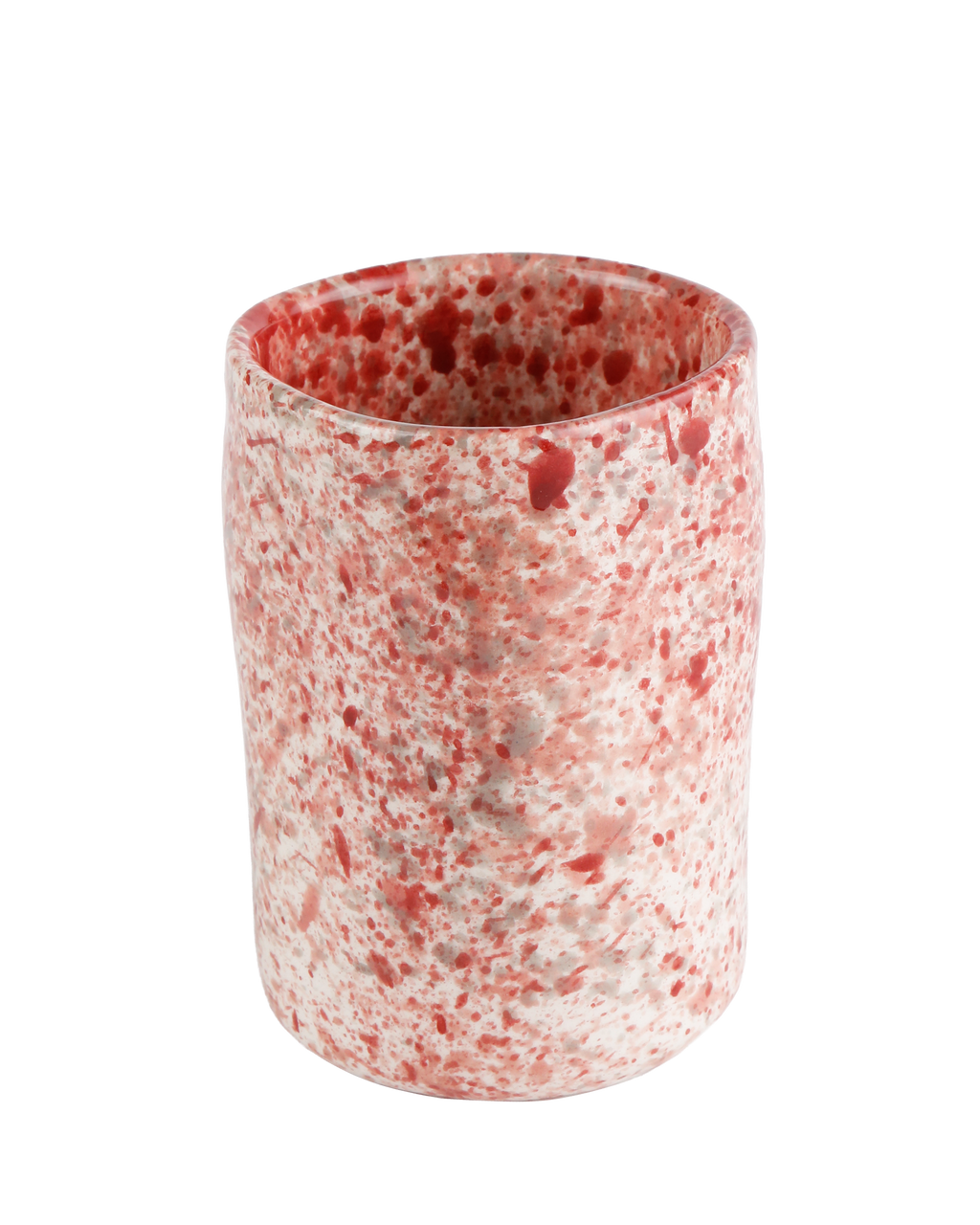 Hibiscus splatter tumbler