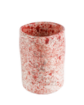 Hibiscus splatter tumbler