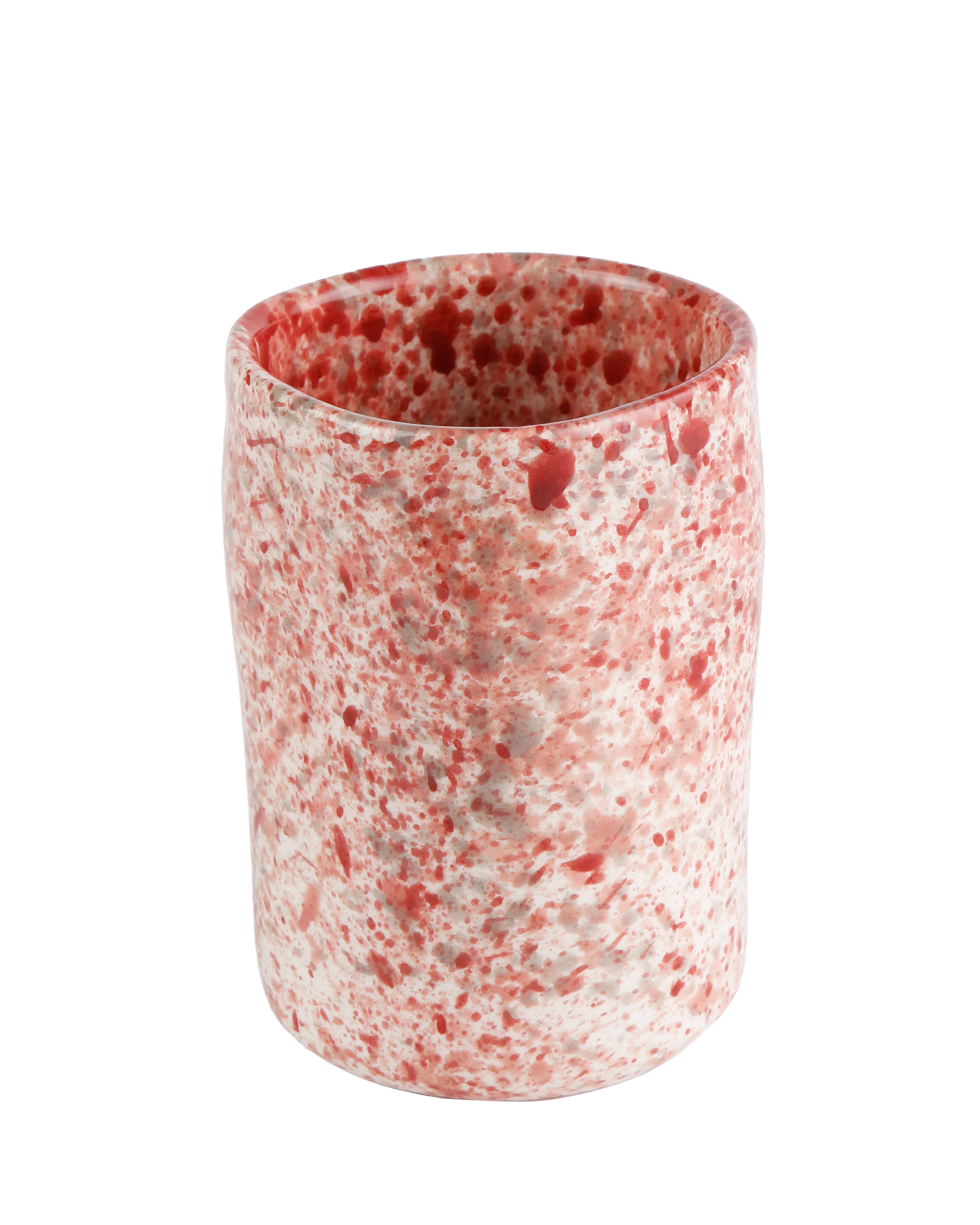 Hibiscus splatter tumbler