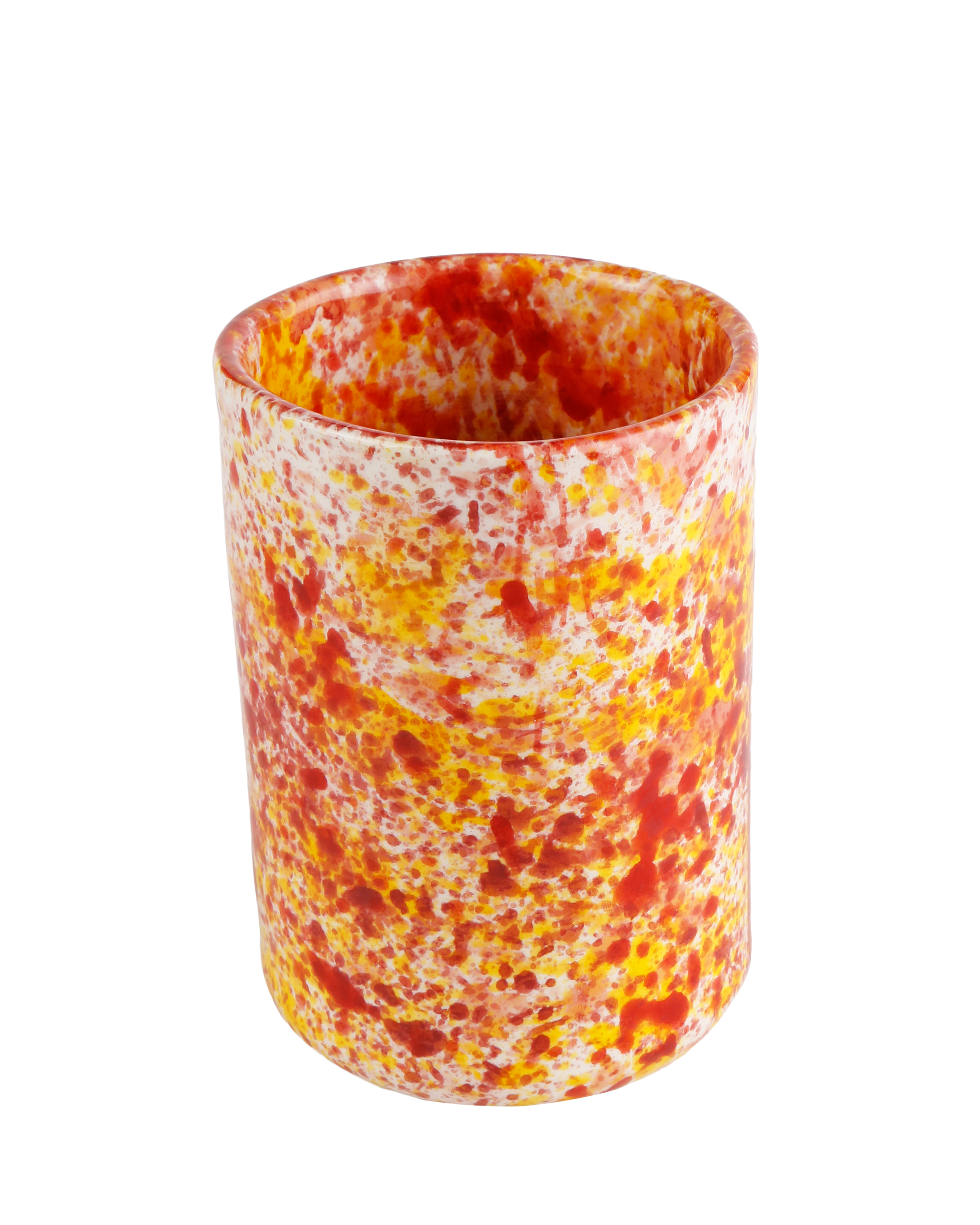Chamomile splatter tumbler