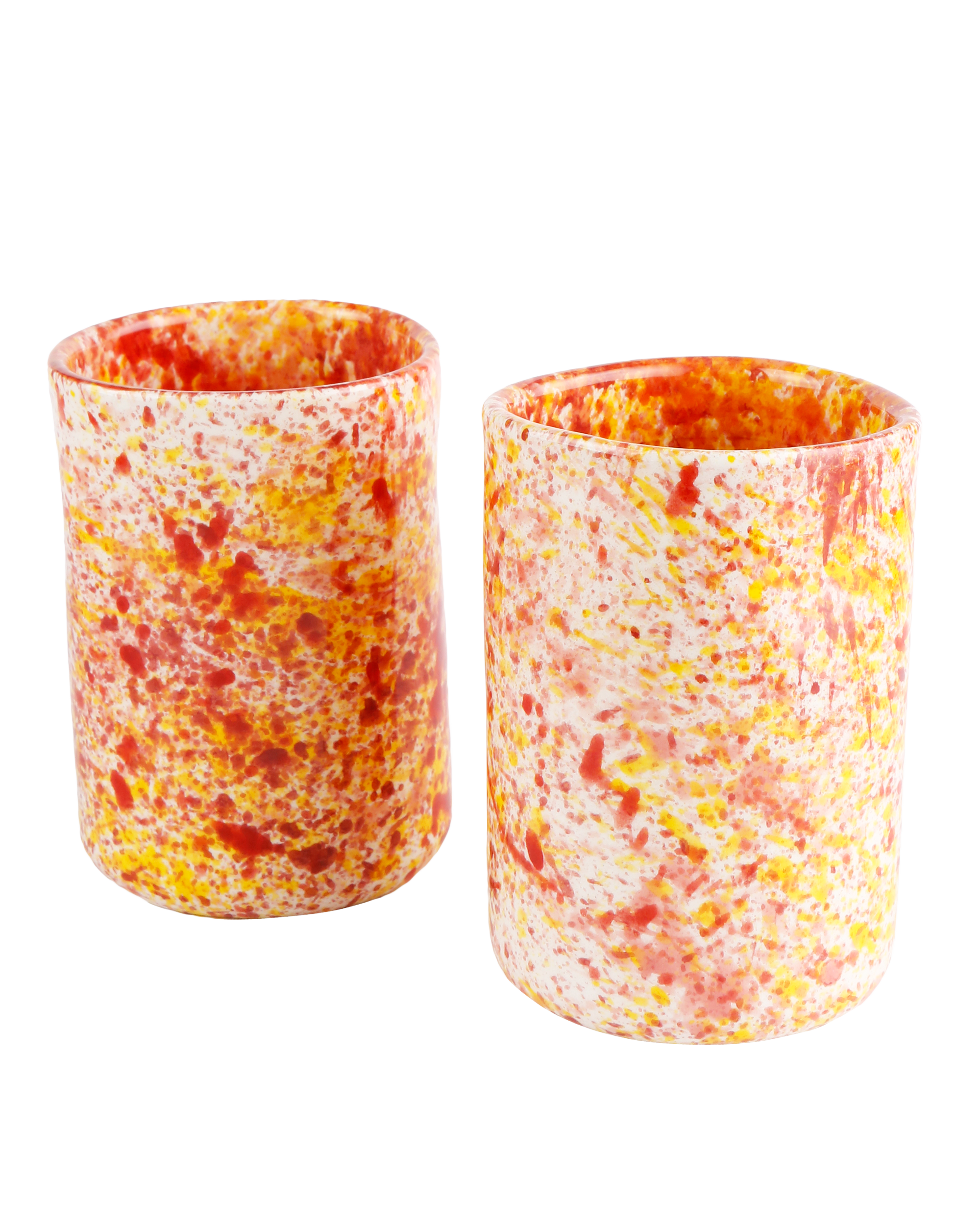 Chamomile splatter tumbler