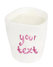 Load image into Gallery viewer, BESPOKE CANDLE  IN PINK
