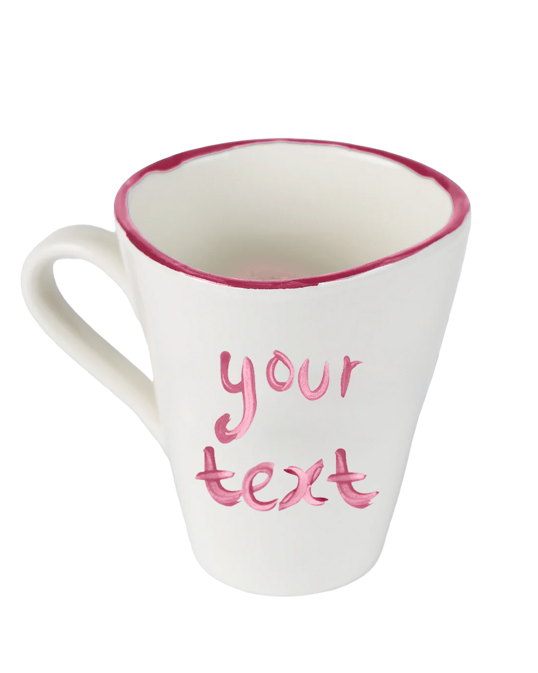 BESPOKE COFFEE MUG IN PINK