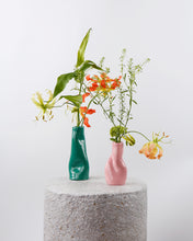 Load image into Gallery viewer, SQUASHED PINK RESIN VASE
