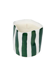 Load image into Gallery viewer, GREEN STRIPES CANDLE
