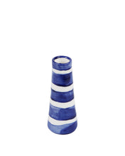 Load image into Gallery viewer, AEGEAN BLUE STRIPES I VASE
