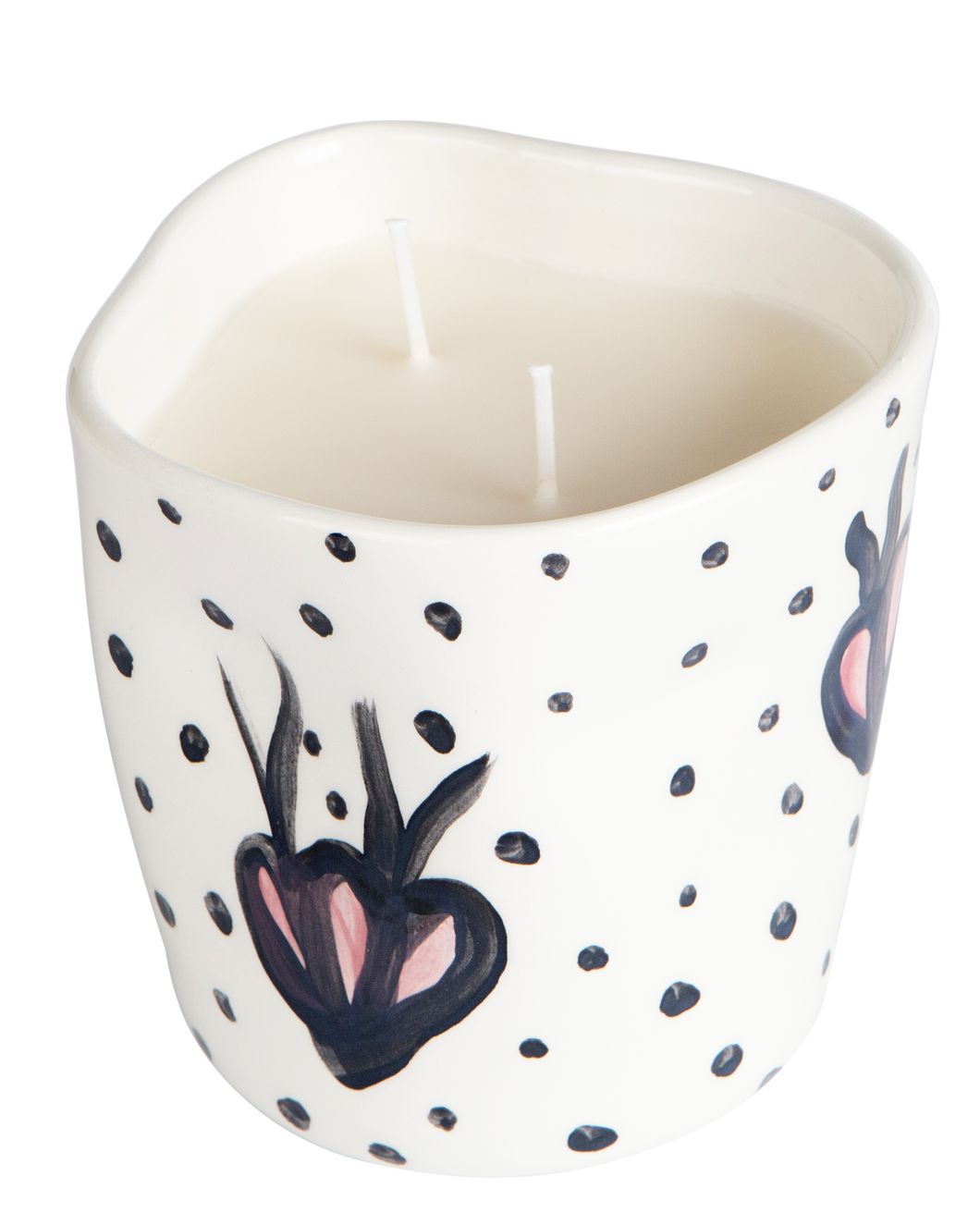 CORALS & DOTS CANDLE